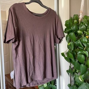 A New Day Ribbed Tee